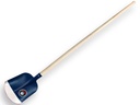 Schepbats ATLAS DIAMANT 3/4 0 blauw, gehard en gepolijst, met ATLAS batsesteel 130 cm gebogen