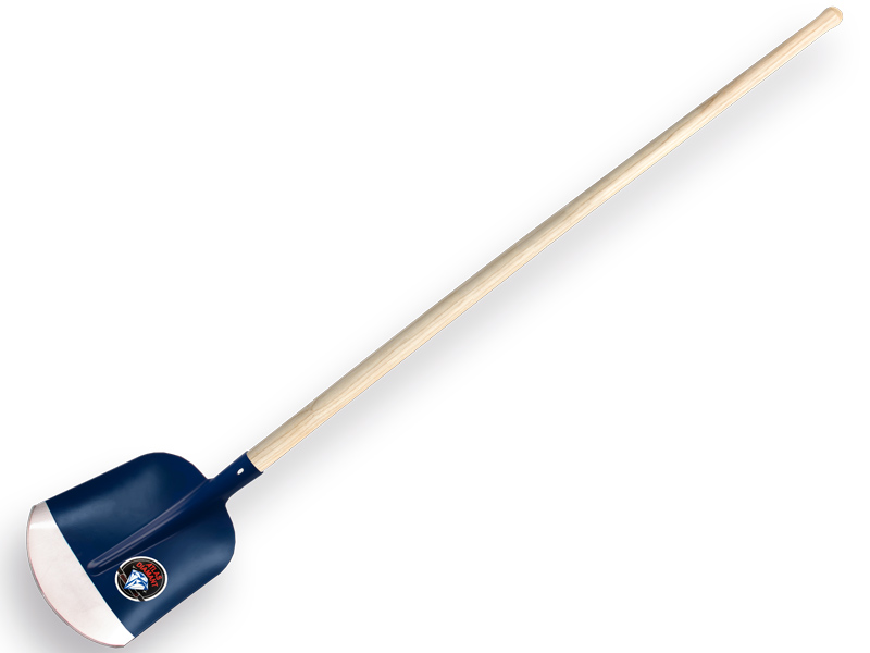 Schepbats ATLAS DIAMANT 3/4 2 blauw, gehard en gepolijst, met ATLAS batsesteel 130 cm gebogen, FSC 100%