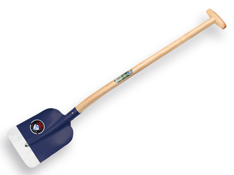 [770592] Betonschop ATLAS DIAMANT 1/2 0 blauw afgerond, met ATLAS schopsteel 110 cm gebogen, FSC 100%