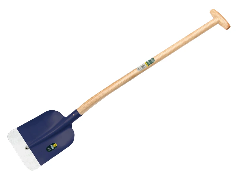 [770592] Betonschop ATLAS DIAMANT 1/2 0 blauw afgerond, met ATLAS schopsteel 110 cm gebogen, FSC 100%