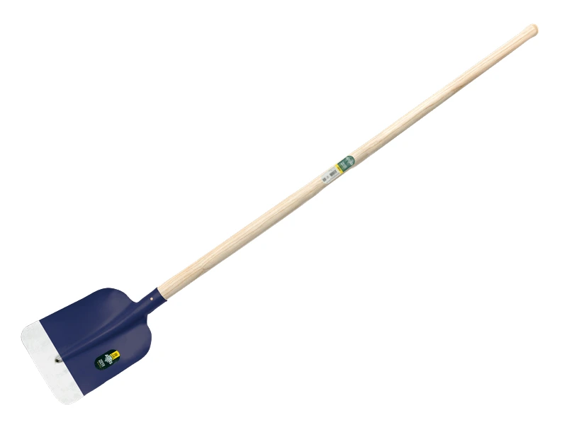 [770595] Betonschop ATLAS DIAMANT 1/2 0 blauw afgerond, met ATLAS batsesteel 130 cm gebogen, FSC 100%