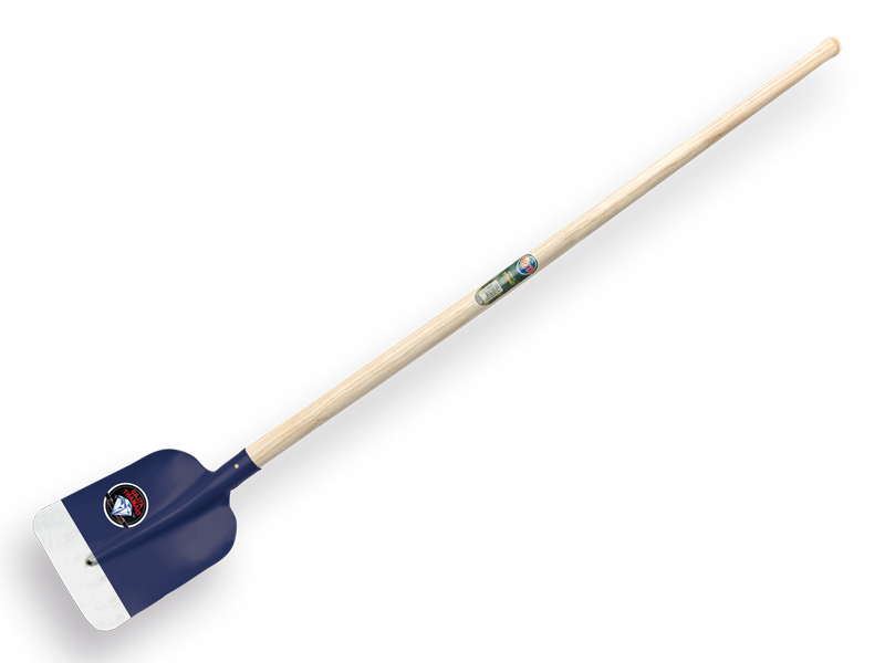 [770595] Betonschop ATLAS DIAMANT 1/2 0 blauw afgerond, met ATLAS batsesteel 130 cm gebogen, FSC 100%