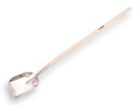 Stalschop OFFNER aluminium met strip, 25 x 41 cm, met ATLAS batsesteel 140 cm, FSC 100%