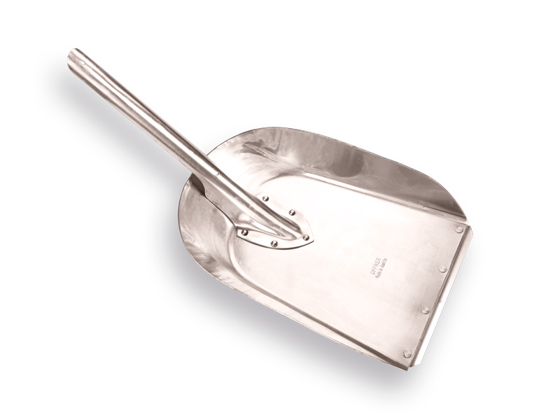 Stalschop OFFNER aluminium met strip, 25 x 41 cm, zonder steel