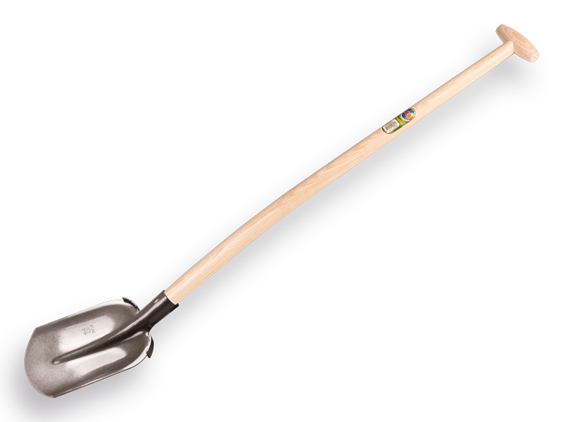 [780520] Steekbats ATLAS 1/4 000 gehard, PLATTE OPSTAP, met ATLAS schopsteel 100 cm gebogen, FSC 100%