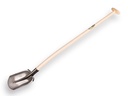 Steekbats ATLAS 1/4 000 gehard, PLATTE OPSTAP, met ATLAS schopsteel 110 cm gebogen, FSC 100%