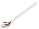 ACTIE Schepbats 3/4 0 met PE ESSEN batsesteel 130 cm gebogen