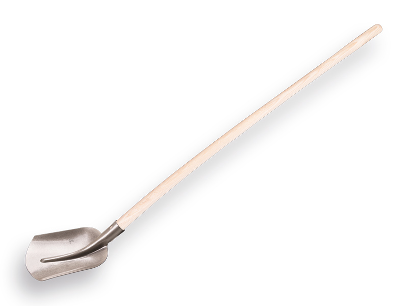 [780685] Schepbats 3/4 00, blank gelakt, met PE Import batsesteel 130 cm gebogen