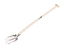 Steekbats ATLAS DIAMANT 1/4 000, gehard en gepolijst, PLATTE OPSTAP, met ATLAS schopsteel 110 cm gebogen, FSC 100%