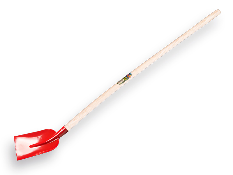 [780968] Betonschop ATLAS 1/2 0 rood, extra gehard, met batsesteel 130 cm gebogen