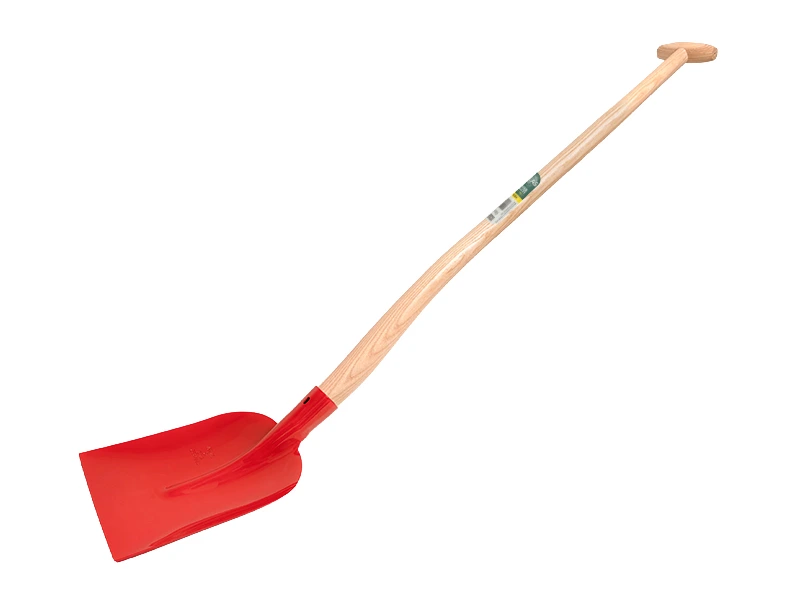 Betonschop ATLAS 1/2 0 rood, extra gehard, met ATLAS Blijhamsteel 110 cm dubbel gebogen