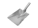 Ballastschop aluminium nr. 0 zonder strip, 23,5 x 29 cm, zonder steel