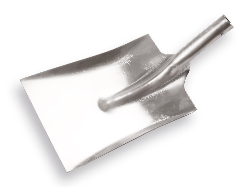 Ballastschop aluminium nr. 4 zonder strip, 27 x 34 cm, zonder steel