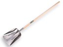 Graanschop ATLAS Zweeds model, aluminium met strip, 33 x 43 cm, met ATLAS steel 130 cm, FSC 100%