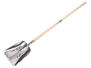 Graanschop ATLAS Zweeds model, aluminium met strip, 33 x 43 cm, met ATLAS steel 130 cm, FSC 100%