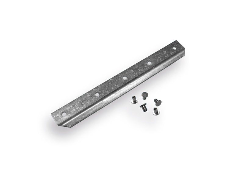 Slijtstrip 31 cm met 5 klinknagels voor OFFNER graanschoppen