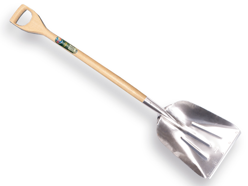 [790158] Graanschop OFFNER aluminium met strip en ATLAS D-steel 95 cm gebogen