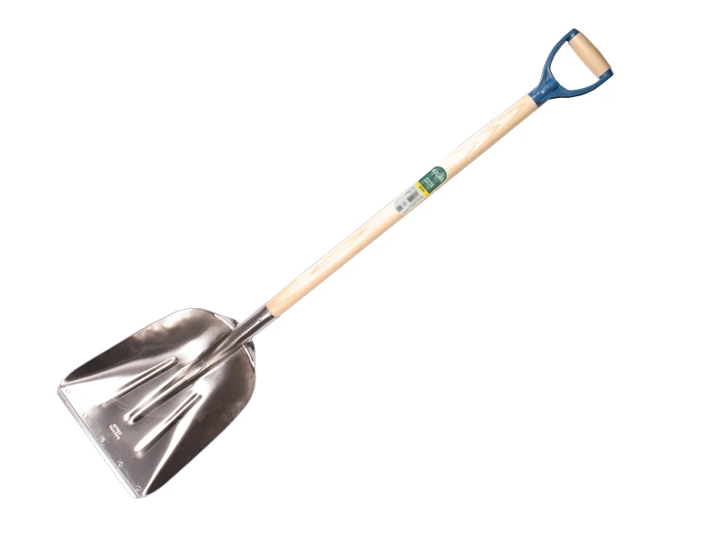 Graanschop OFFNER aluminium met strip en ATLAS PD-steel 95 cm gebogen, FSC 100%