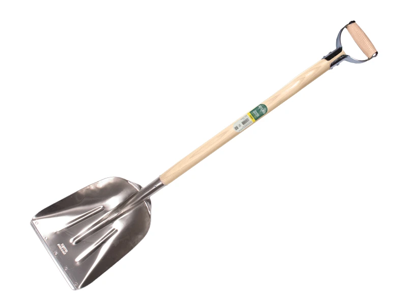 Graanschop OFFNER aluminium met strip en ATLAS YD-steel 95 cm gebogen, FSC 100%