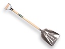 Graanschop OFFNER aluminium met strip en ATLAS YD-steel 95 cm gebogen, FSC 100%