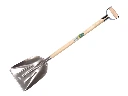 Graanschop OFFNER aluminium met strip en ATLAS YD-steel 95 cm gebogen, FSC 100%