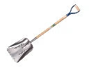 Graanschop ATLAS Zweeds model, aluminium met strip en ATLAS YD-steel 95 cm gelakt