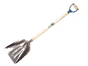 Graanschop OFFNER aluminium zonder strip en ATLAS PD-steel 95 cm gebogen, FSC 100%