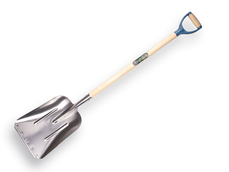 [790180] Graanschop ATLAS Zweeds model, aluminium met strip en ATLAS PD-steel 95 cm recht, FSC 100%