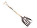Graanschop OFFNER JUMBO aluminium met strip, 36 x 48 cm, met ATLAS YD-steel 95 cm