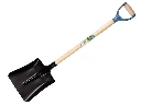 Ballastschop IDEAL staal, 27 x 34 cm, met ATLAS PD-steel 95 cm gebogen, FSC 100%