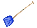 Voerschop - Sneeuwbats ATLAS kunststof 40 cm, met gebogen ESSEN ATLAS schopsteel 110 cm, FSC 100%