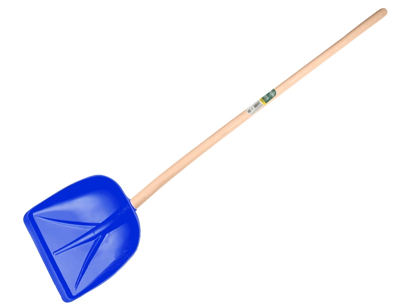 [797725] Voerschop - Sneeuwbats ATLAS kunststof 40 cm, met gebogen ESSEN batsesteel 130 cm