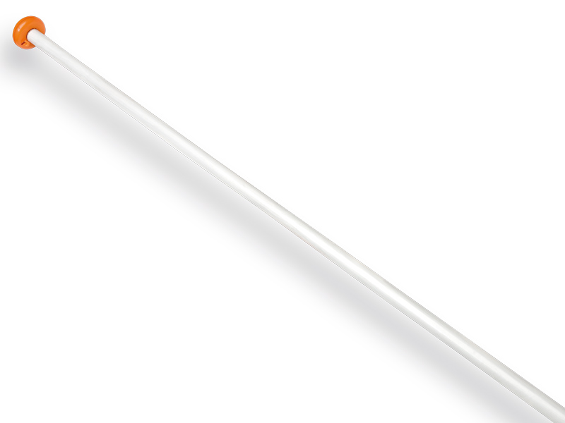 [7986520] Vlaggenstok 200 x 2,8 cm geplastificeerd (oranje knop los erbij geleverd)