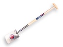 Spade SPEAR & JACKSON 1042 AV gepolijst, breed model met en ESSEN T-steel 78 cm