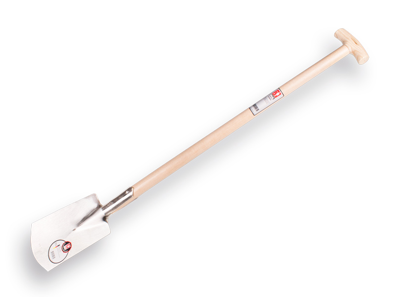 Spade IDEAL Löwe nr.2 gepolijst, met ATLAS T-steel 95 cm, bladmaat 18 x 28 cm