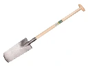 Grondwerkspade ATLAS DIAMANT met OPSTAP, blad 39 x 14 cm, met ATLAS schopsteel 85 cm, FSC 100%