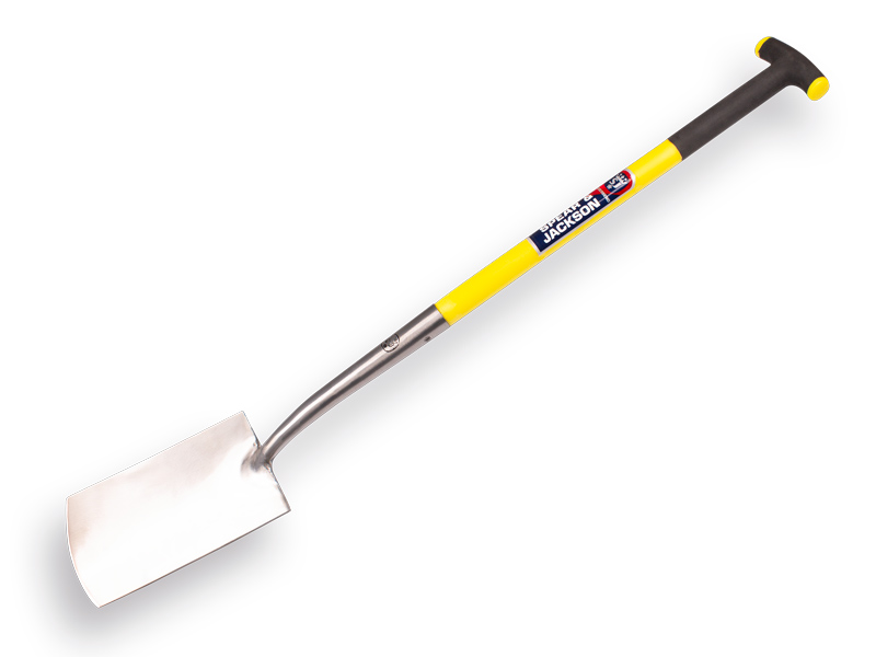 [810420] Spade SPEAR & JACKSON 1042 AV gepolijst, breed model met en FIBERGLAS T-steel 78 cm