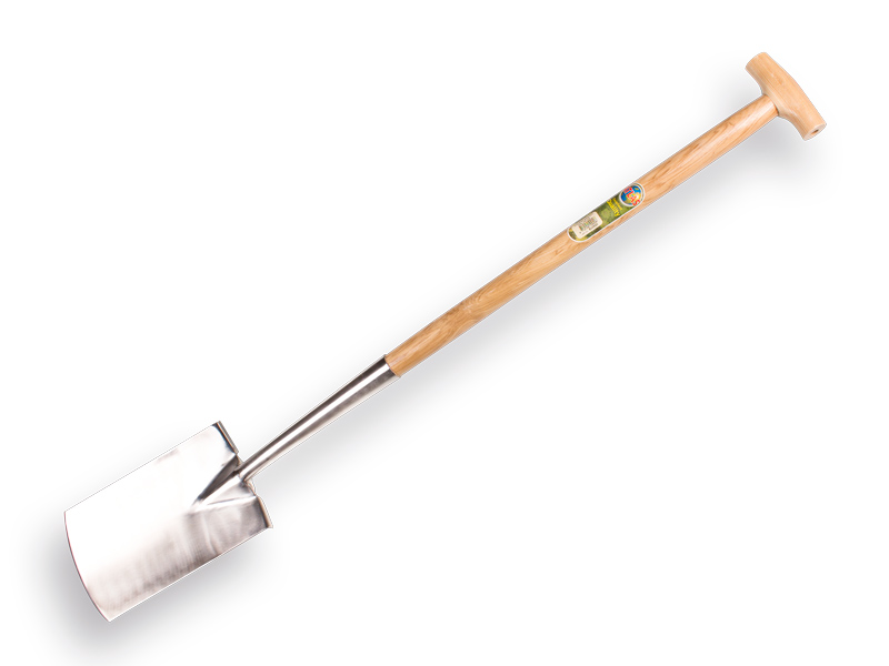 [810920] Zwanenhalsspade ATLAS DIAMANT RVS, met ATLAS T-steel 85 cm (uitlopend)