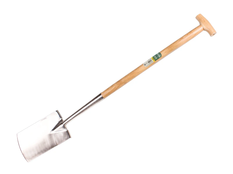 [810920] Zwanenhalsspade ATLAS DIAMANT RVS, met ATLAS T-steel 85 cm