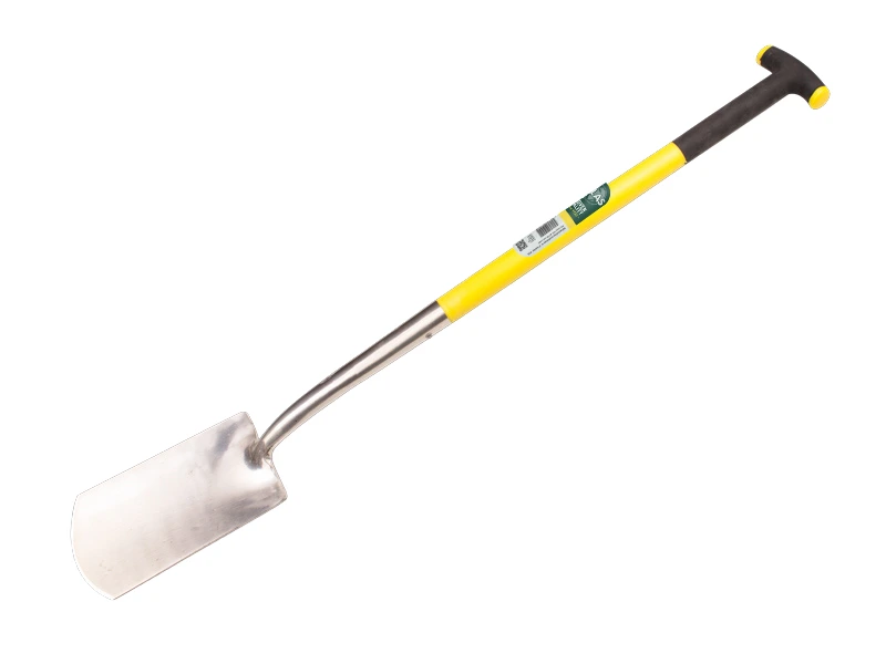 Spade ATLAS DIAMANT gepolijst, met ATLAS FIBERGLAS T-steel 78 cm, totale lengte 115 cm