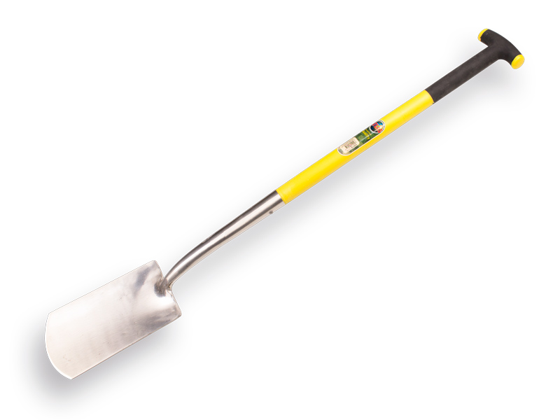 [811009] Spade ATLAS DIAMANT gepolijst, met ATLAS FIBERGLAS T-steel 78 cm, totale lengte 115 cm