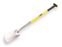 Spade ATLAS DIAMANT gepolijst, met ATLAS FIBERGLAS T-steel 78 cm, totale lengte 115 cm