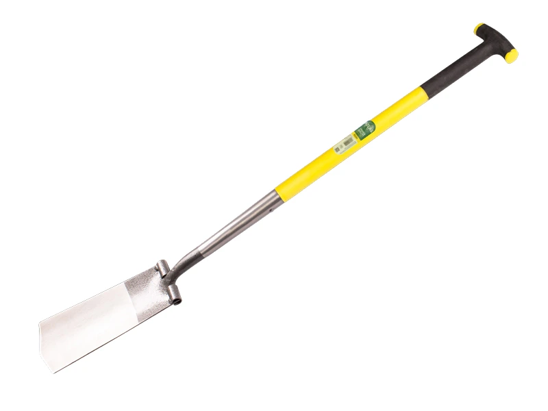 [811018] Kabelspade ATLAS DIAMANT gepolijst, met RONDE OPSTAP en FIBERGLAS T-steel 78 cm, totale lengte 120 cm
