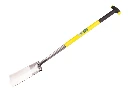 Kabelspade ATLAS DIAMANT gepolijst, met RONDE OPSTAP en FIBERGLAS T-steel 78 cm, totale lengte 120 cm