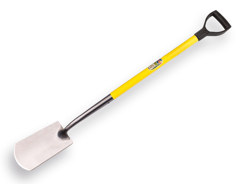 [811026] Spade ATLAS DIAMANT gepolijst, met FIBERGLAS D-steel 88 cm, totale lengte 117 cm