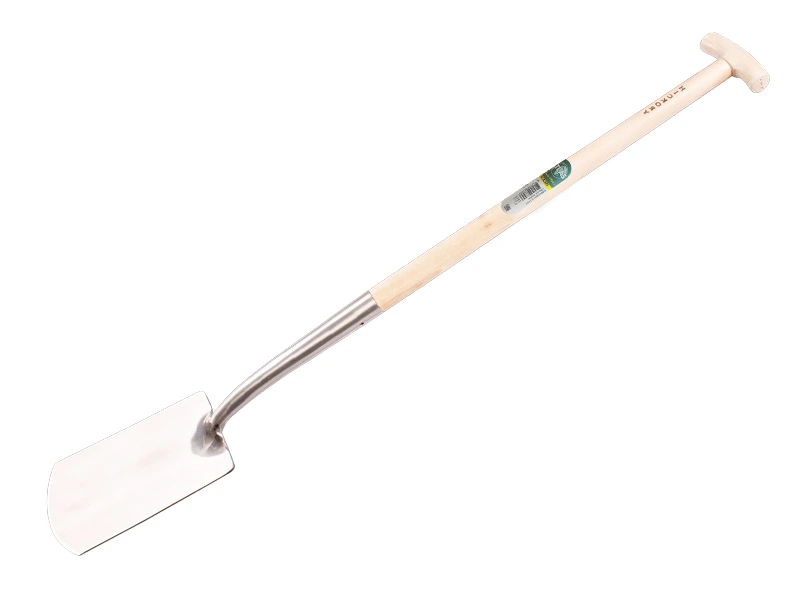 [811052] Zwanenhalsspade ATLAS DIAMANT gepolijst, met HICKORY T-steel 80 cm