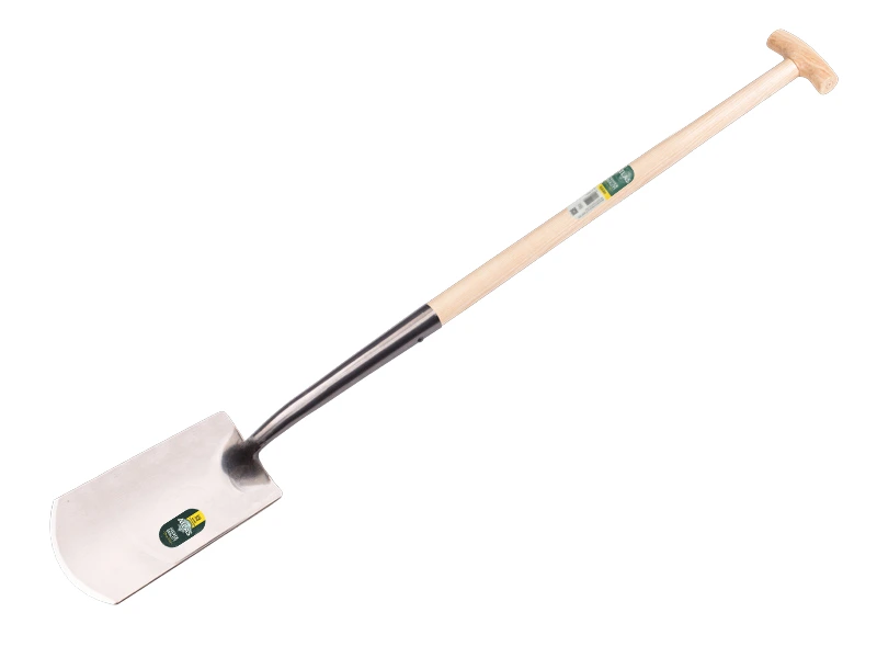 Zwanenhalsspade ATLAS DIAMANT gepolijst, met ATLAS T-steel 80 cm en Engelse Kruk, FSC 100%
