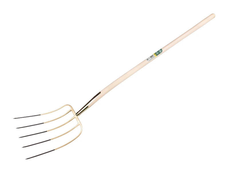Bladvork OFFNER 5 tands met stift en ATLAS vorksteel 130 cm, FSC 100%