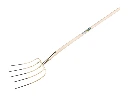 Bladvork OFFNER 5 tands met stift en ATLAS vorksteel 130 cm, FSC 100%