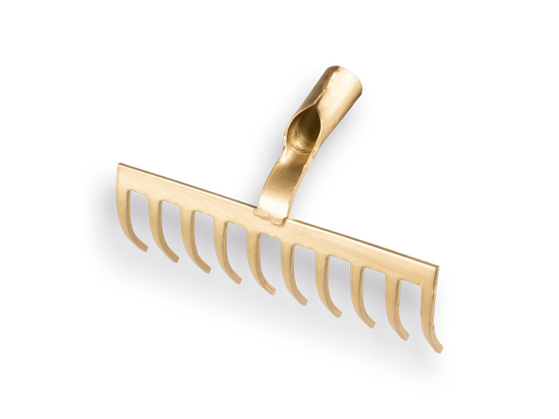 Tuinhark OFFNER 10 gebogen tanden, met open dul, zonder steel